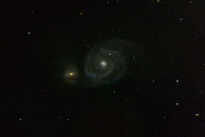M51 - The Whirlpool Galaxy (dSLR)