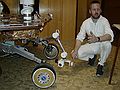 The Mars Rover Model and its Owner/Maker